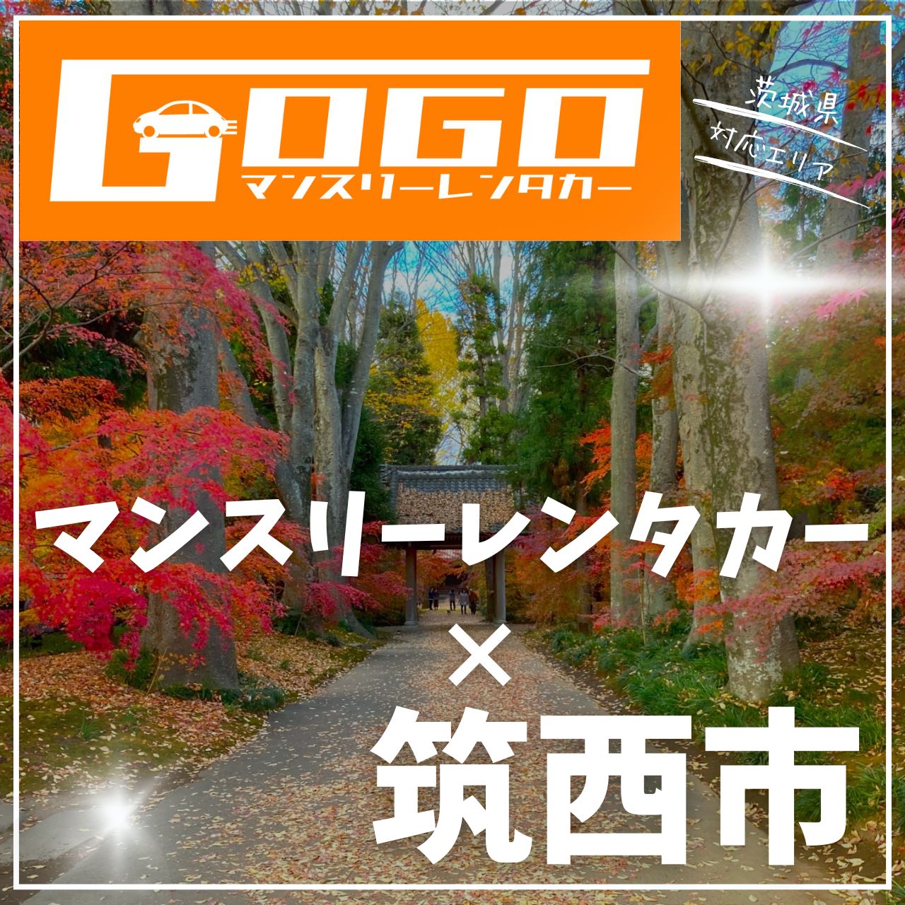 筑西市のマンスリーレンタカー