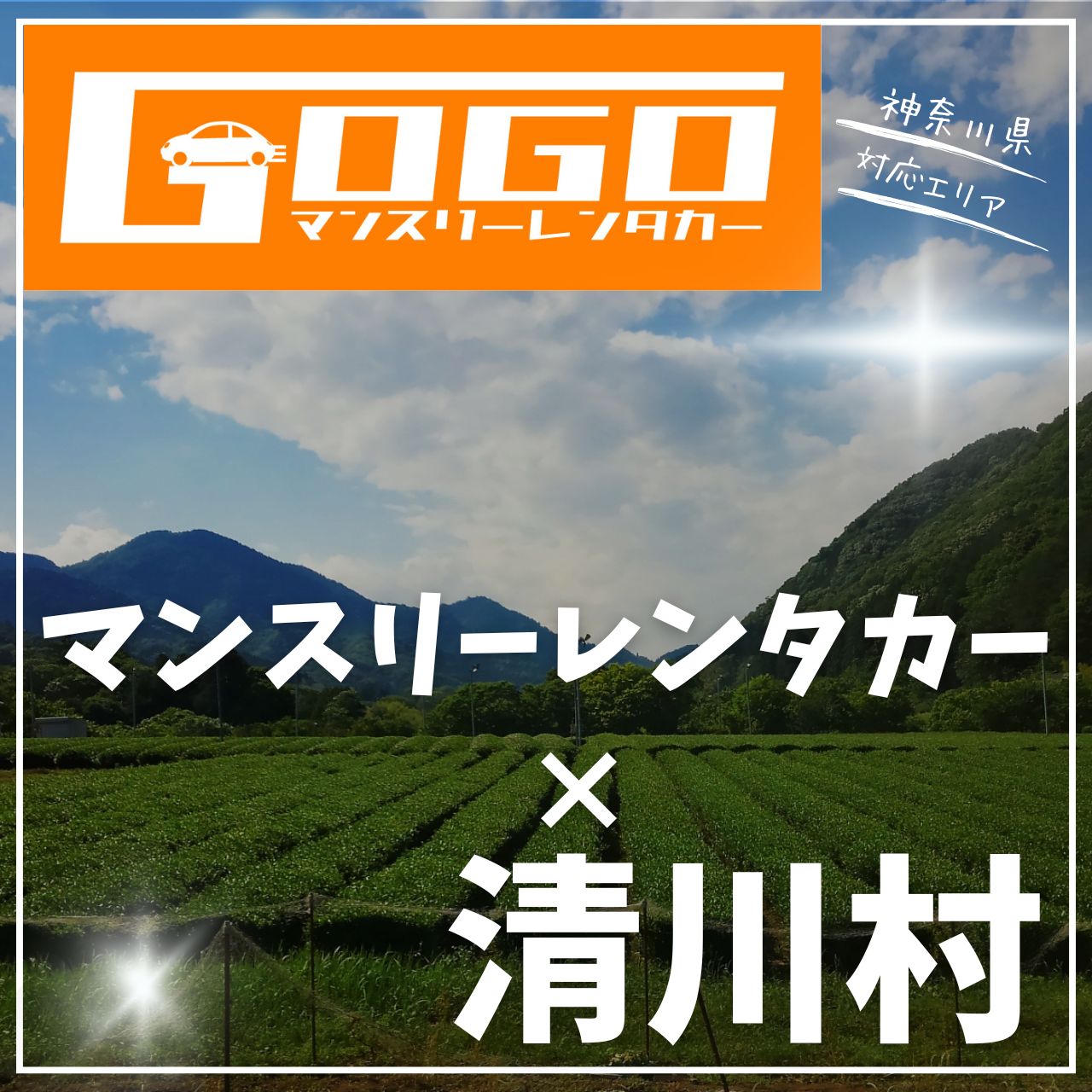愛甲郡清川村のマンスリーレンタカー