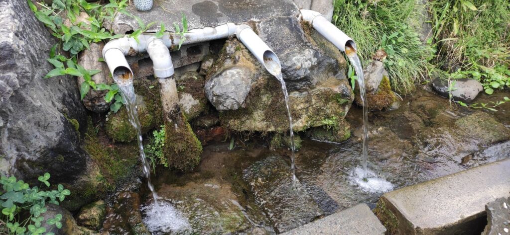 竹本の湧水
