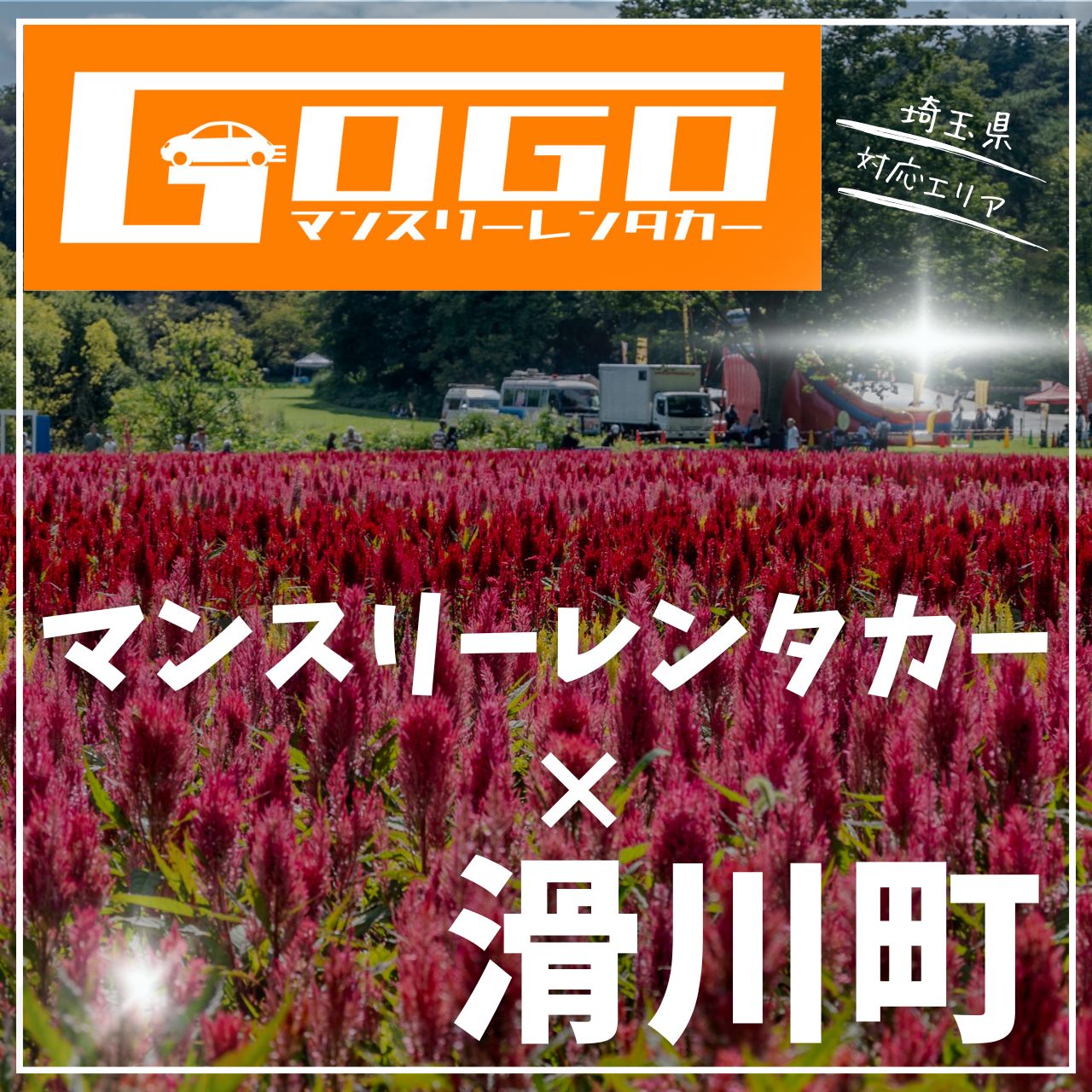 比企郡滑川町のマンスリーレンタカー