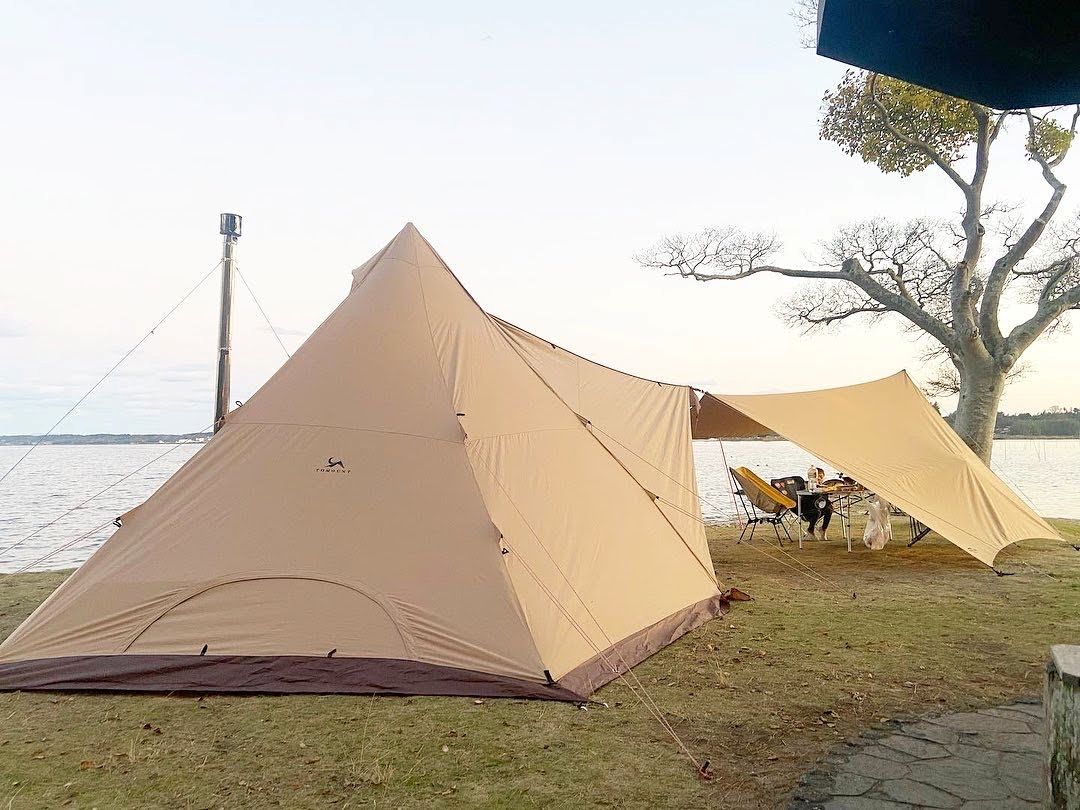 涸沼自然公園のキャンプ場
