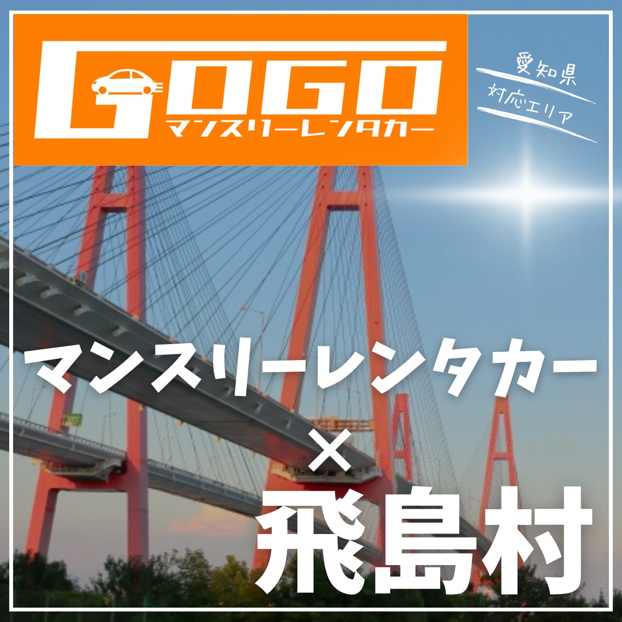 海部郡飛島村のマンスリーレンタカー