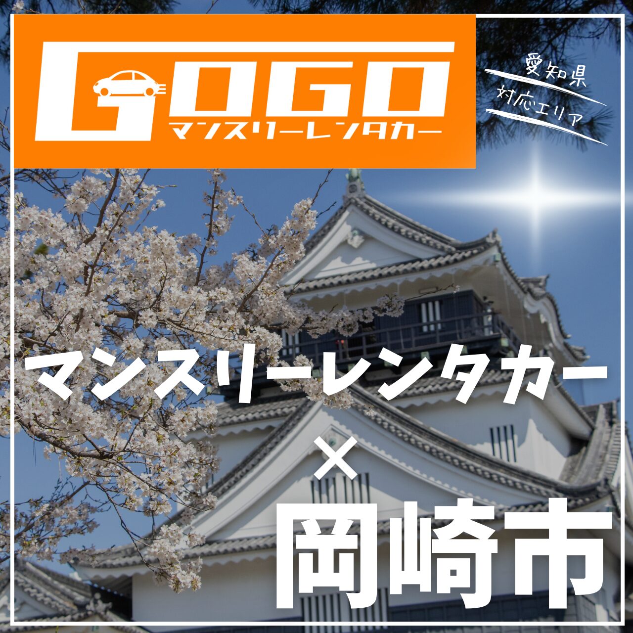 岡崎市のマンスリーレンタカー