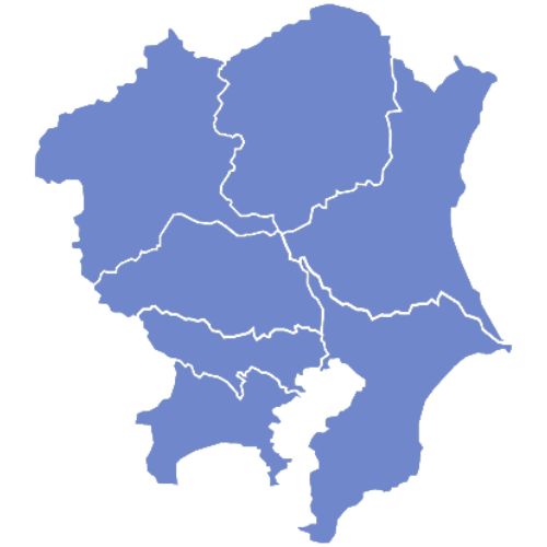 関東のレンタカー宅配エリア