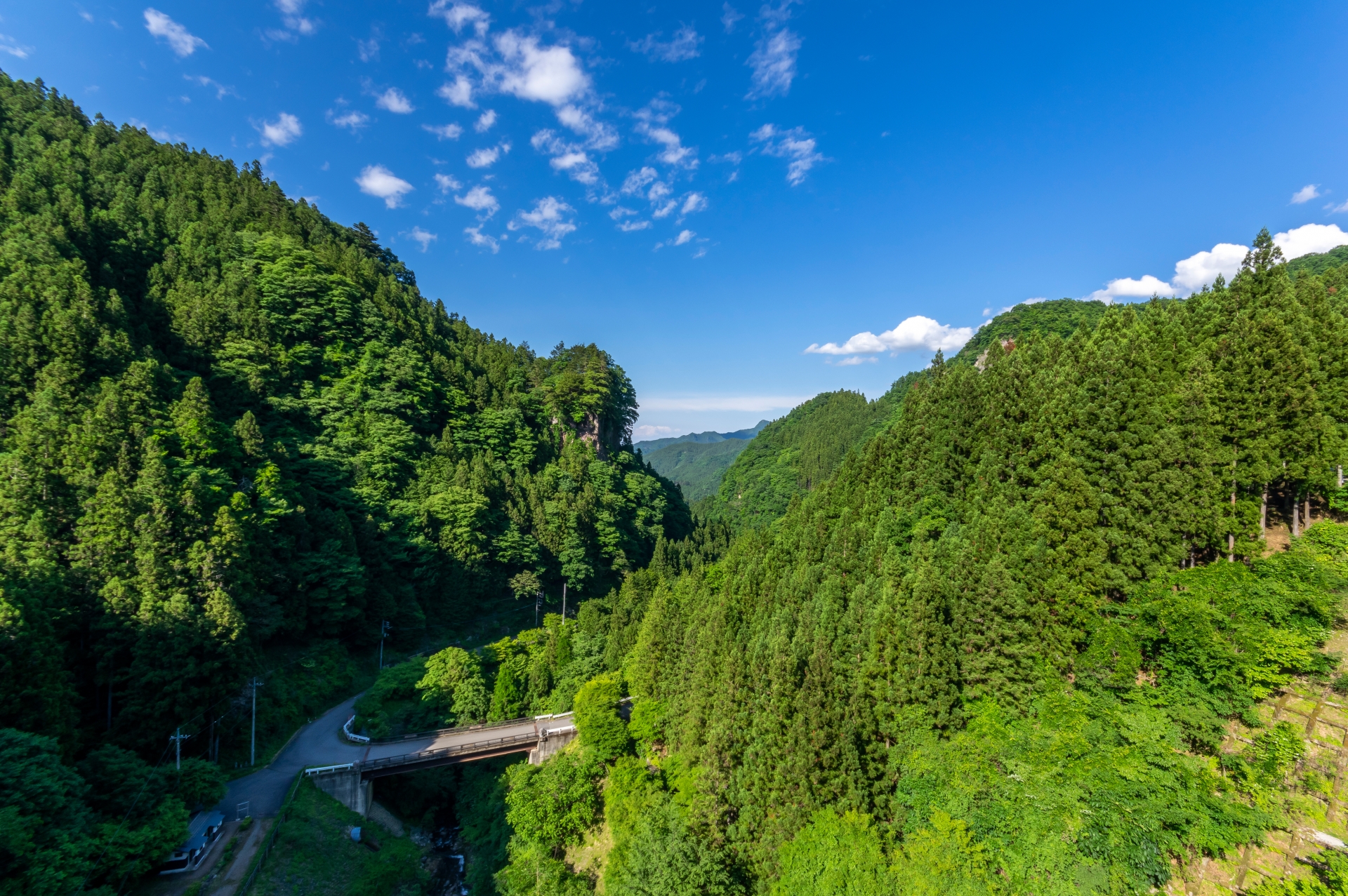 南牧村の風景