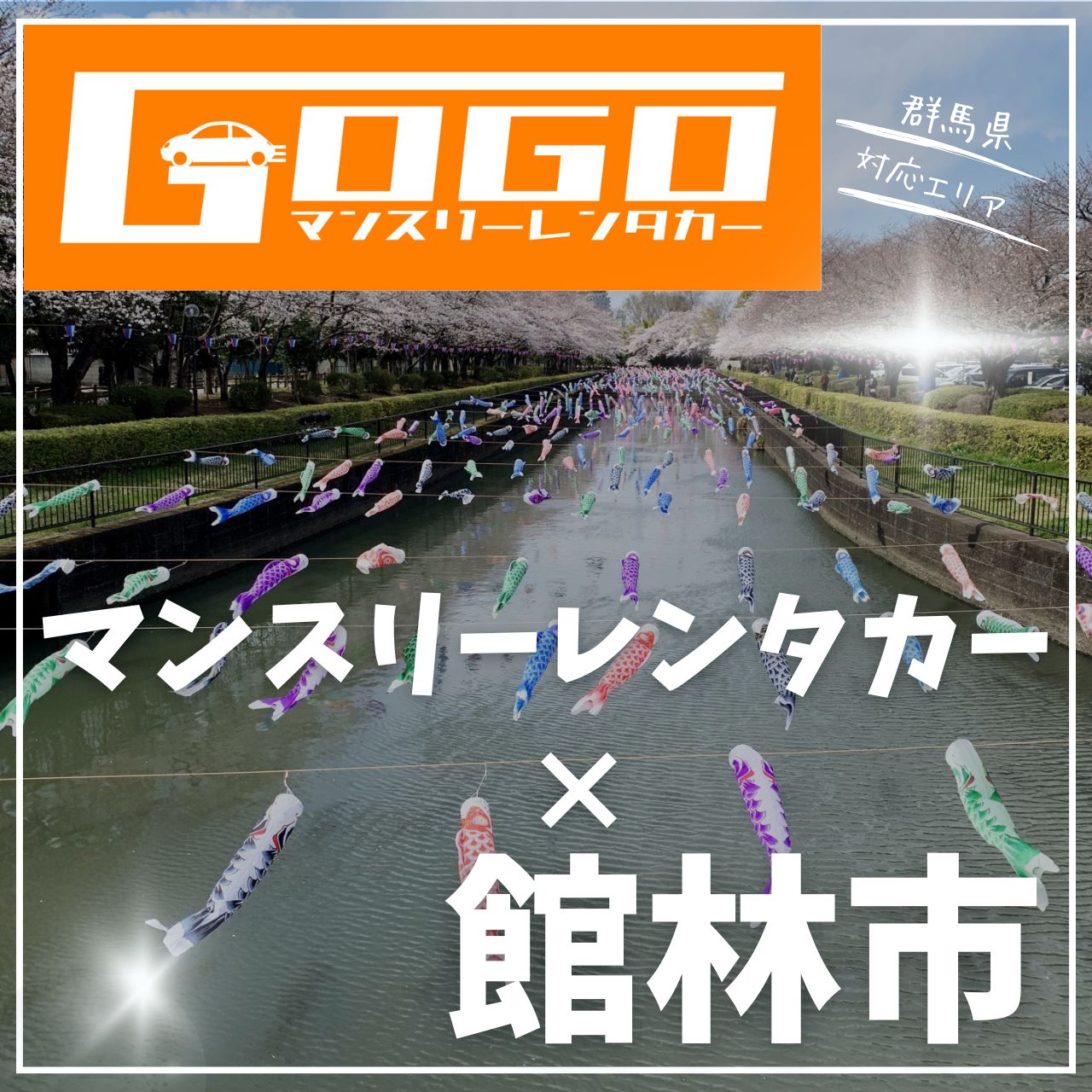 館林市のマンスリーレンタカー