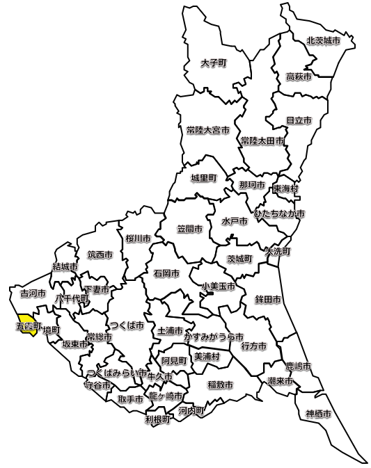 猿島郡五霞町のマンスリーレンタカー