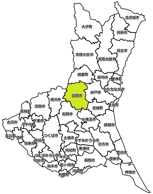 笠間市のマンスリーレンタカー