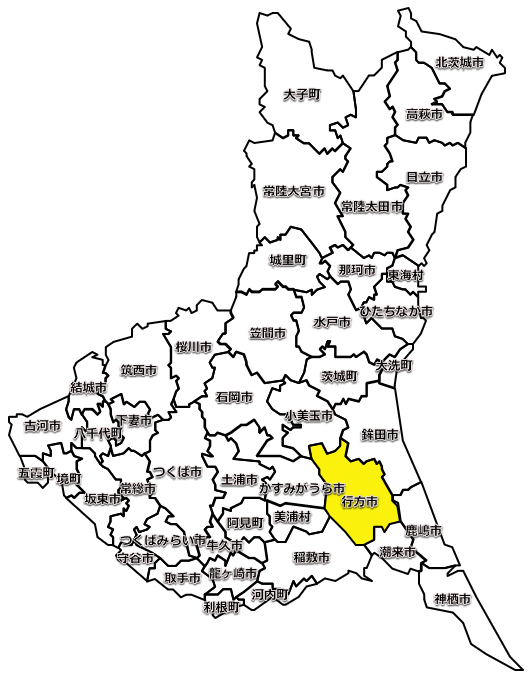 行方市のマンスリーレンタカー