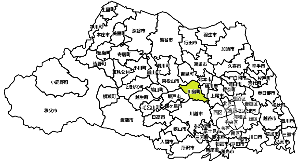 比企郡川島町のマンスリーレンタカー