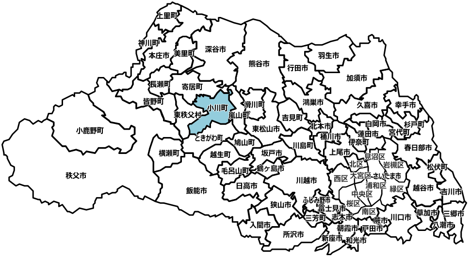 比企郡小川町のマンスリーレンタカー
