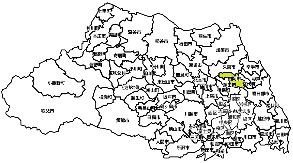 白岡市のマンスリーレンタカー