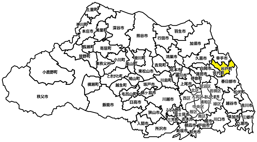北葛飾郡杉戸町のマンスリーレンタカー