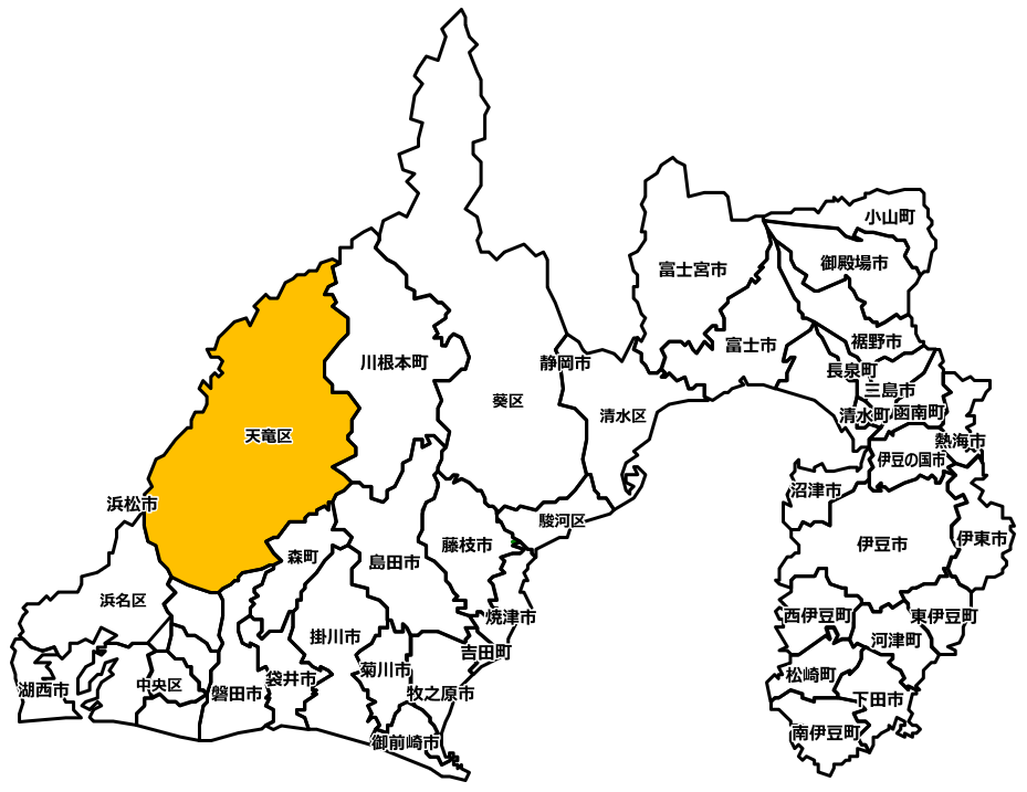 浜松市天竜区のマンスリーレンタカー