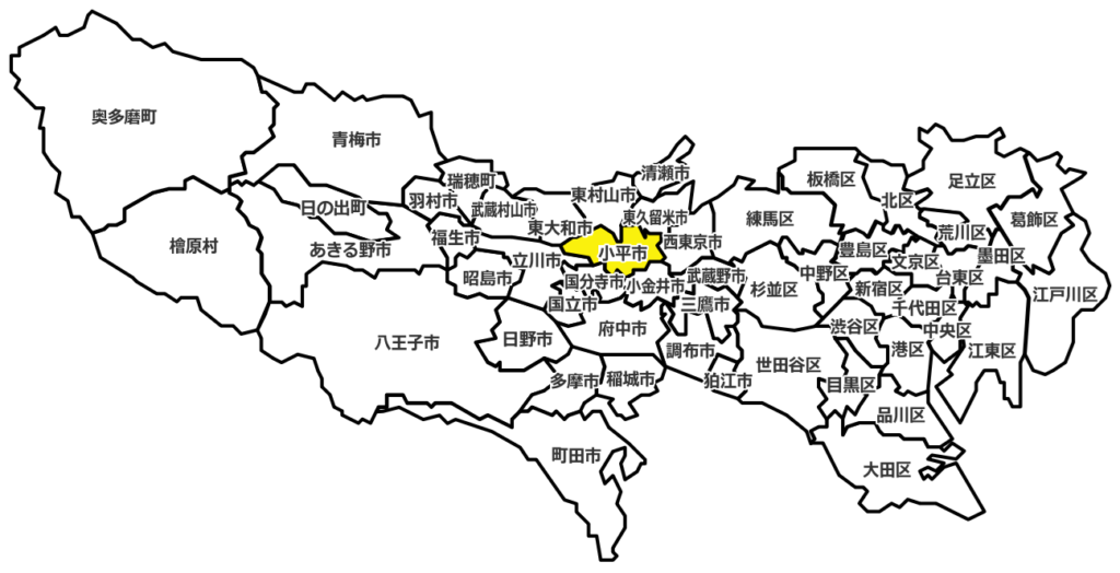 小平市のマンスリーレンタカー