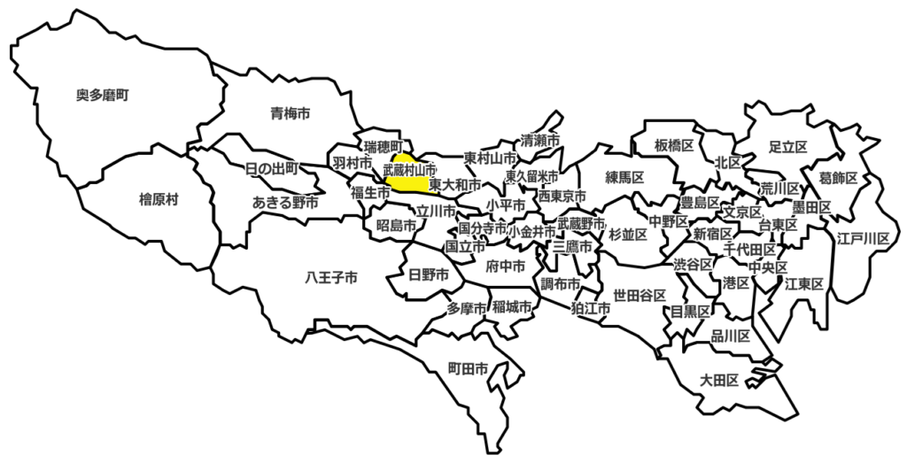 武蔵村山市のマンスリーレンタカー