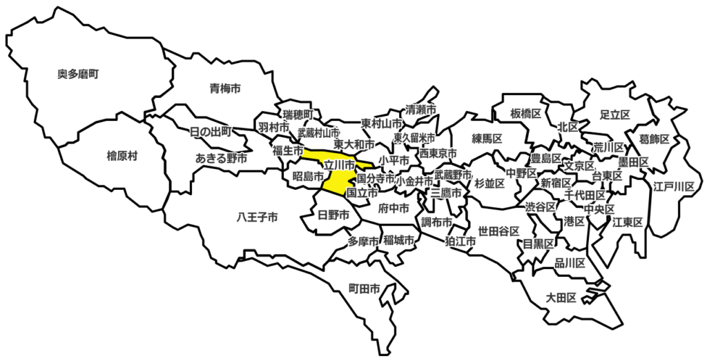 立川市のマンスリーレンタカー
