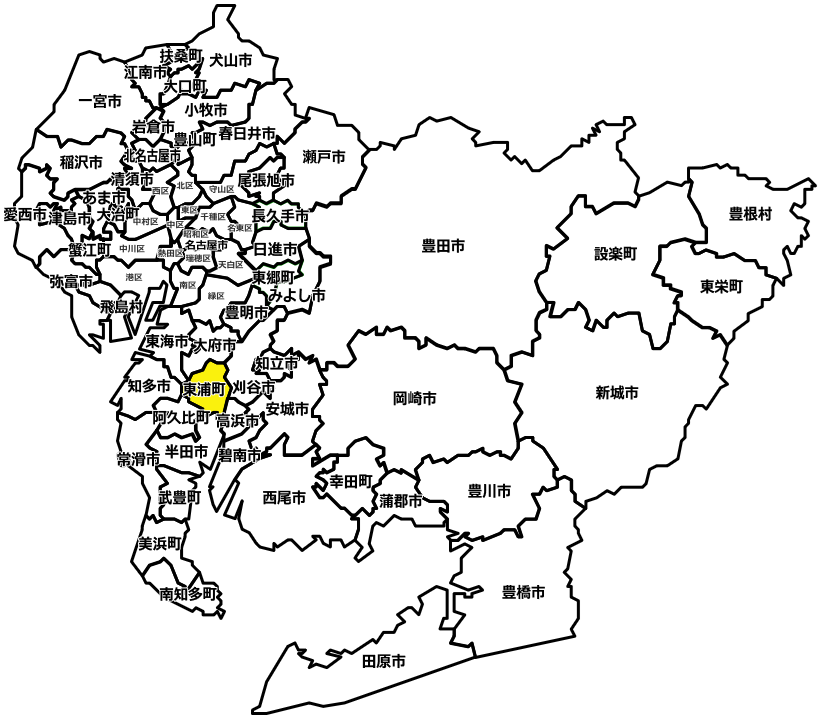 知多郡東浦町のマンスリーレンタカー