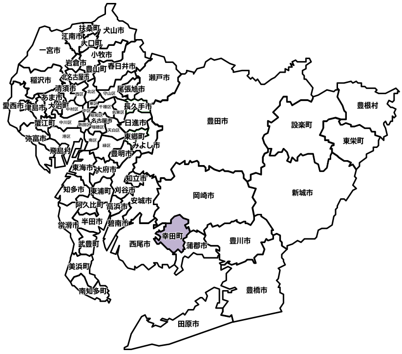 額田郡幸田町のマンスリーレンタカー