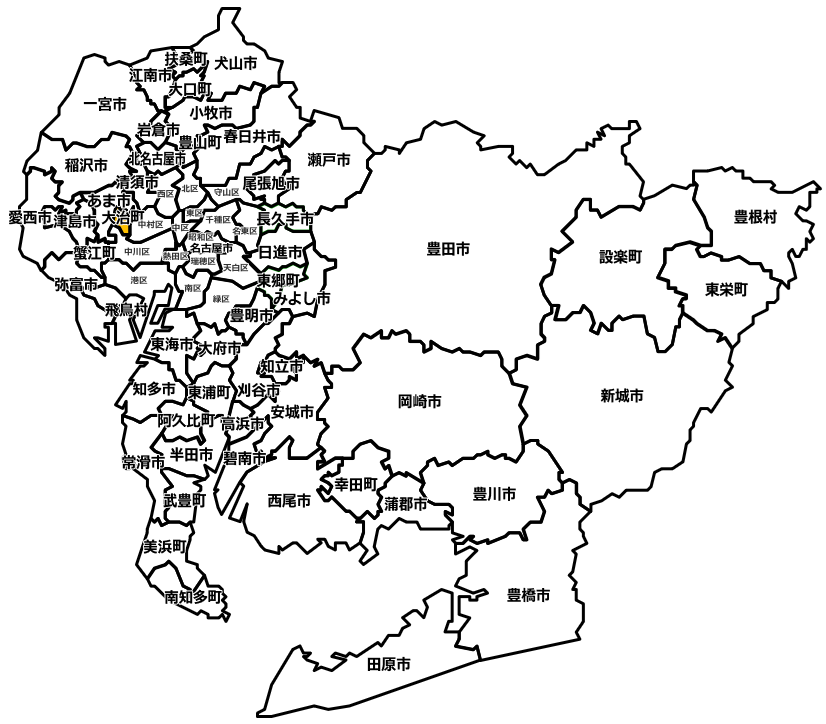 海部郡大治町のマンスリーレンタカー