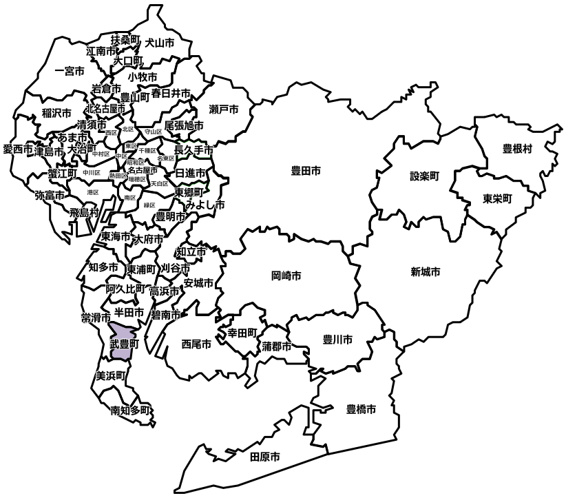知多郡武豊町のマンスリーレンタカー