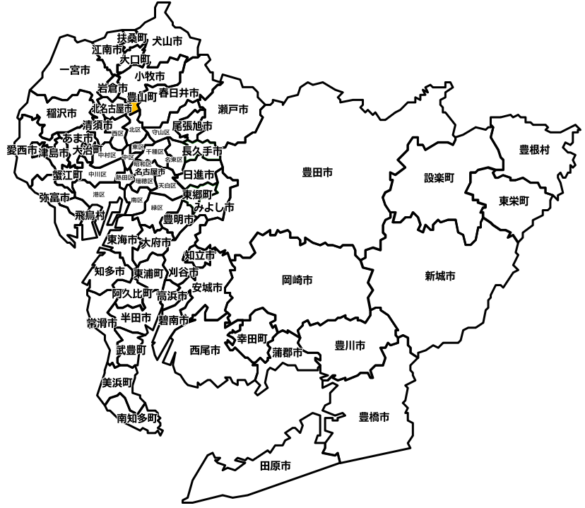 西春日井郡豊山町のマンスリーレンタカー
