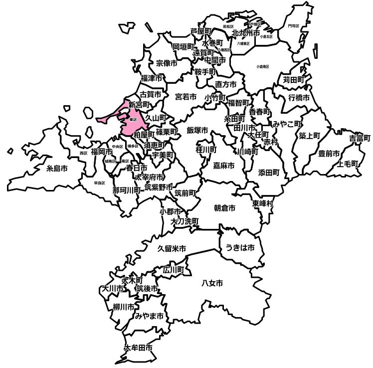 福岡市東区のマンスリーレンタカー