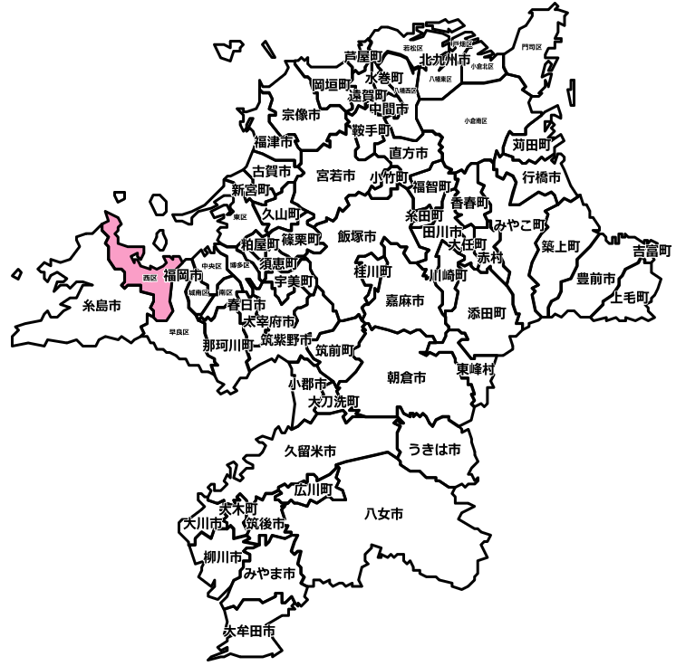 福岡市西区のマンスリーレンタカー