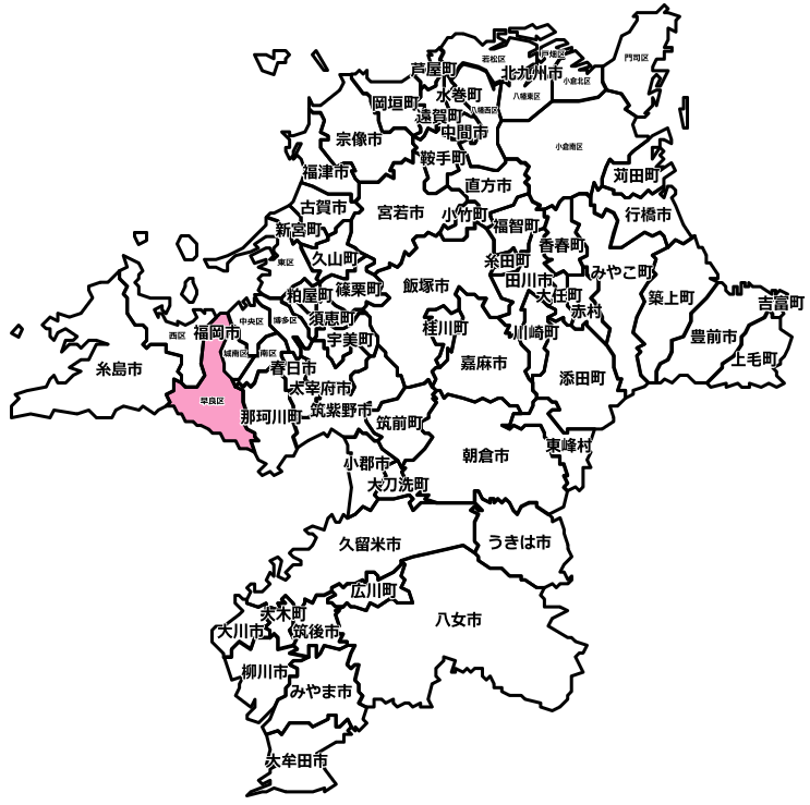 福岡市早良区のマンスリーレンタカー