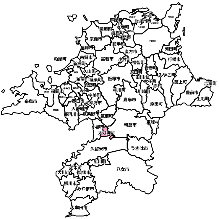 三井郡大刀洗町のマンスリーレンタカー
