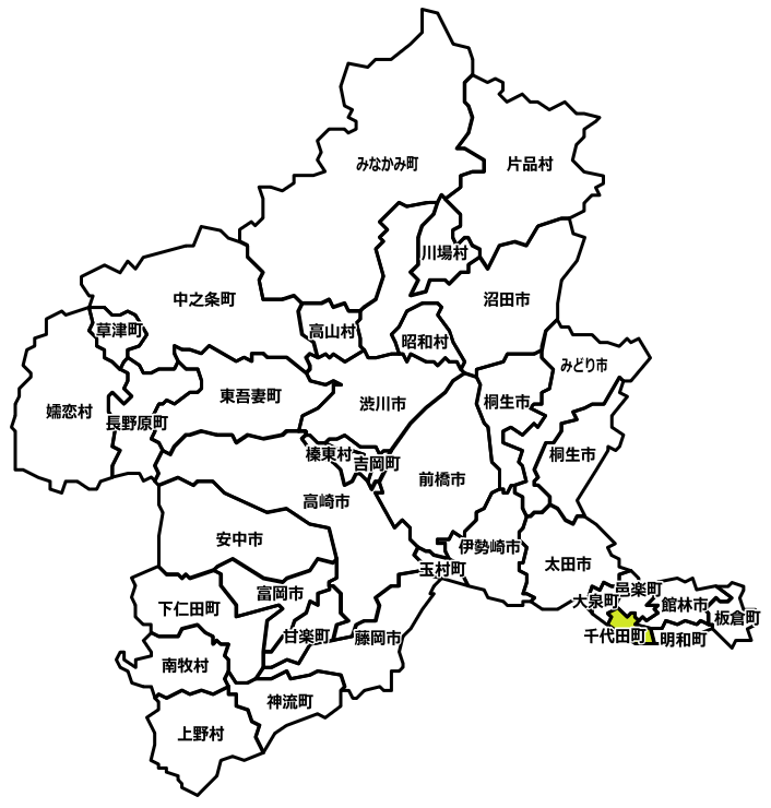 邑楽郡千代田町のマンスリーレンタカー