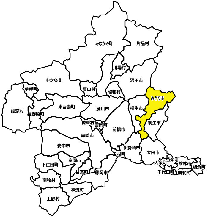 みどり市のマンスリーレンタカー