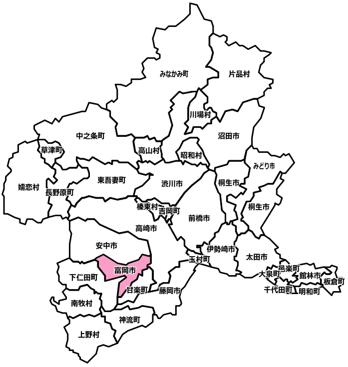 富岡市のマンスリーレンタカー