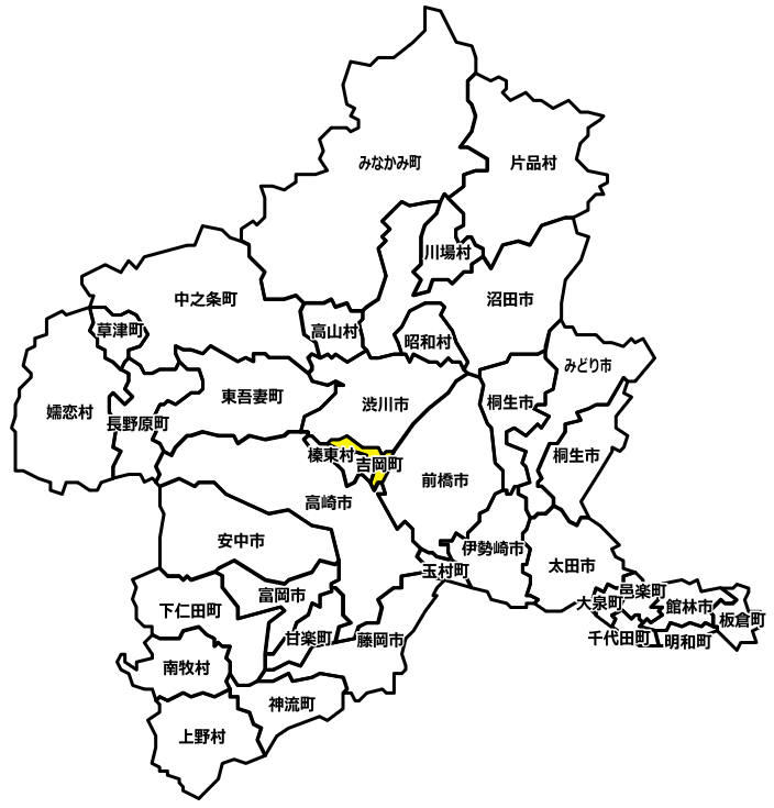 北群馬郡吉岡町のマンスリーレンタカー