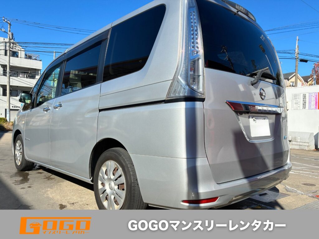 日産セレナ S-HYBRID 外観 左後ろ