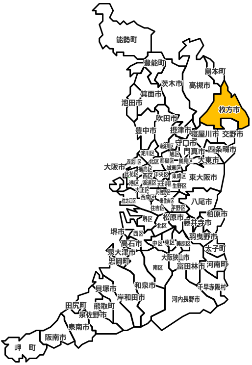 枚方市のマンスリーレンタカー