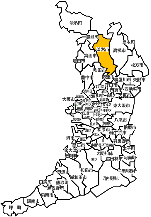 茨木市のマンスリーレンタカー