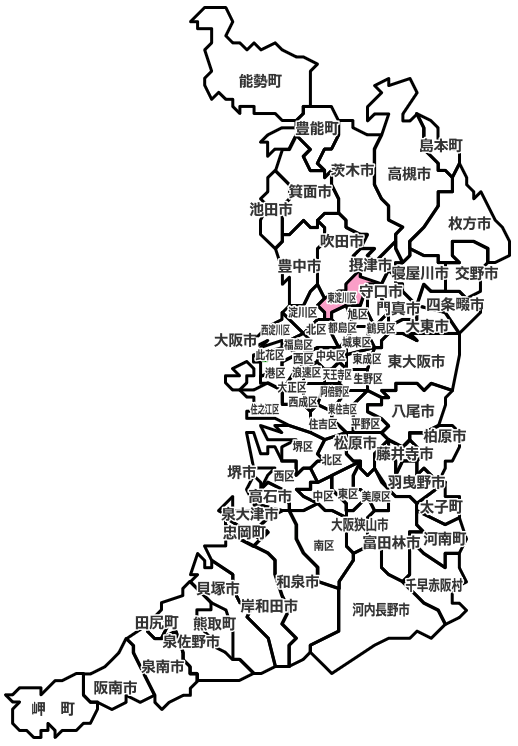 大阪市東淀川区のマンスリーレンタカー