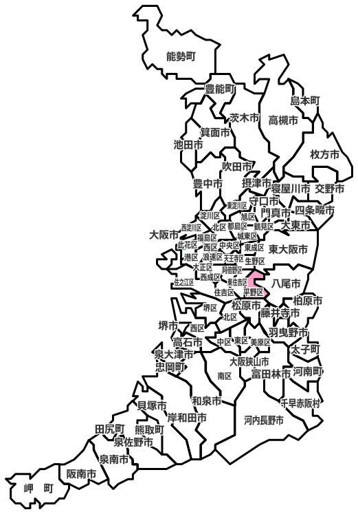 大阪市平野区のマンスリーレンタカー