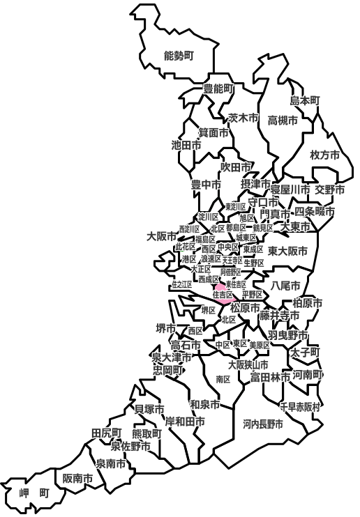 大阪市住吉区のマンスリーレンタカー