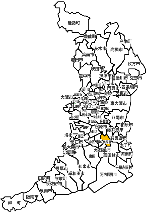 堺市美原区のマンスリーレンタカー