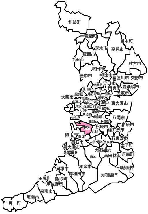 堺市堺区のマンスリーレンタカー