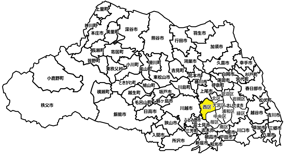 さいたま市西区のマンスリーレンタカー