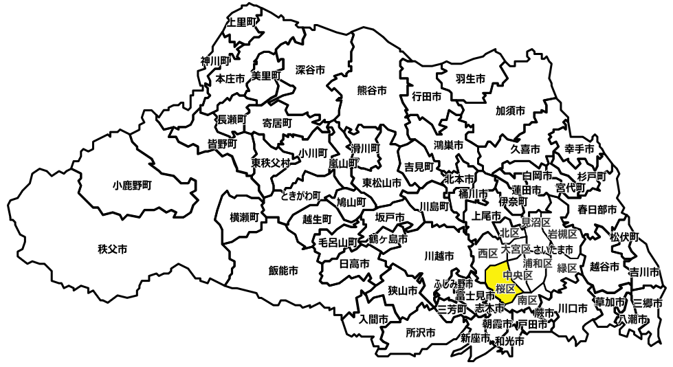 さいたま市桜区のマンスリーレンタカー