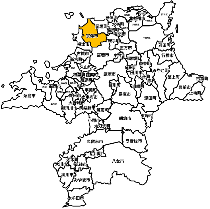 宗像市のマンスリーレンタカー