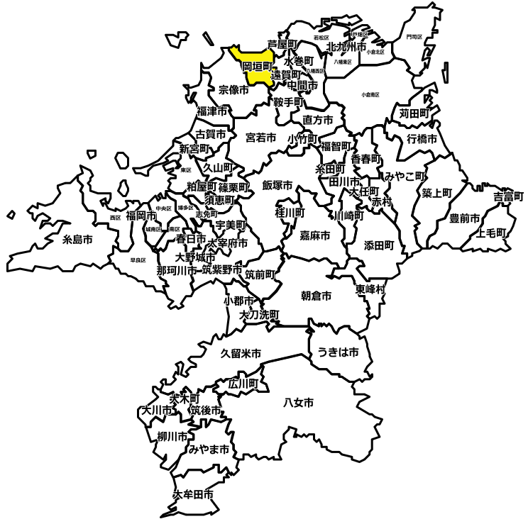 遠賀郡岡垣町のマンスリーレンタカー