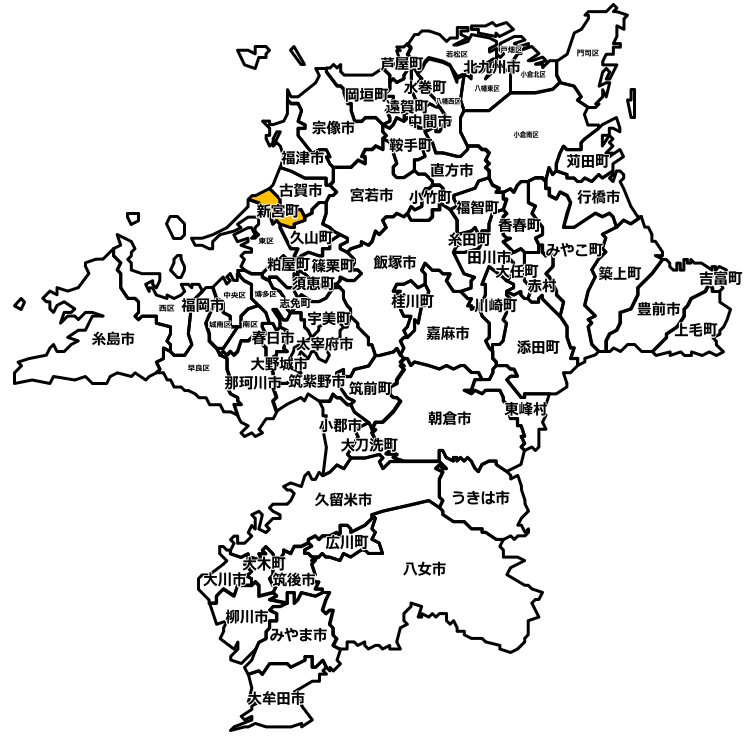 糟屋郡新宮町のマンスリーレンタカー