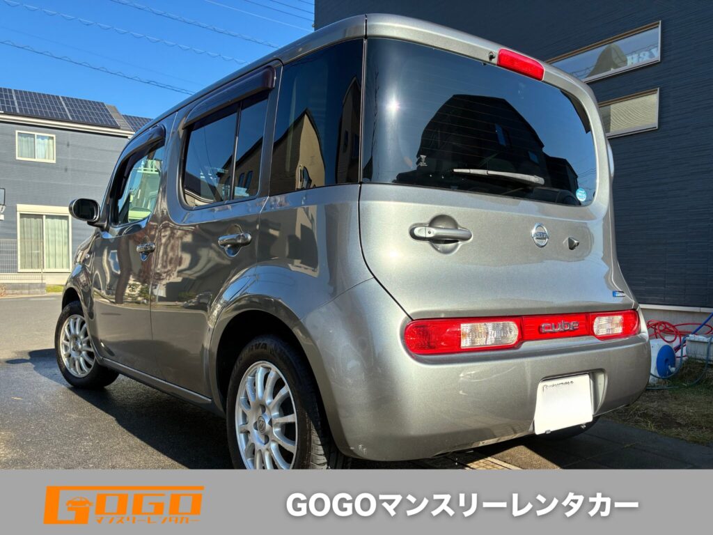 日産 キューブ DBAZ12 外観 左後ろ