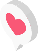 安心安全ハートアイコン