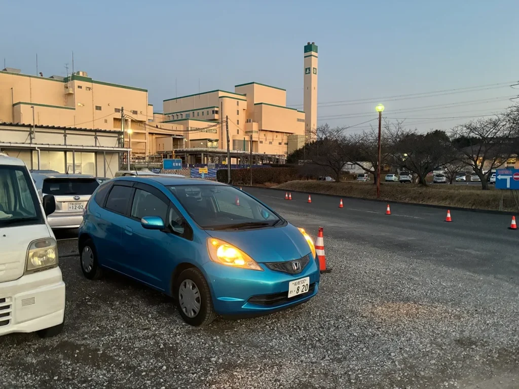 千葉県市原市の福増クリーンセンターへマンスリーレンタカーとして配送されたホンダ フィットの写真